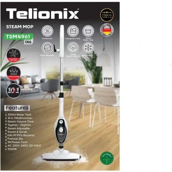 بخارشوی و کف شوی تلیونیکس مدل tsm4961