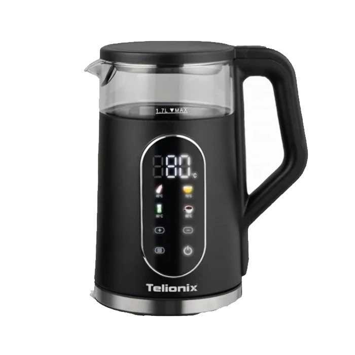 کتری برقی تلیونیکس 1.7L لمسی با تنظیم دما و گرم نگهدار
