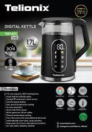 کتری برقی تلیونیکس 1.7L لمسی با تنظیم دما و گرم نگهدار