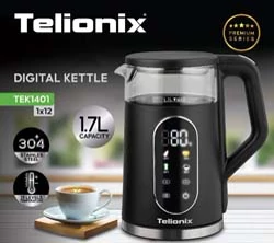 کتری برقی تلیونیکس 1.7L لمسی با تنظیم دما و گرم نگهدار